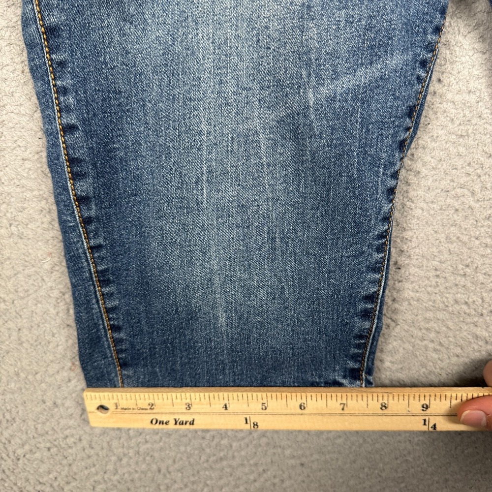 Triple Five Soul Shorts Men 32x13 Blue Medium Wash Jorts Denim Jean 555 Soul Y2K - Picture 14 of 15